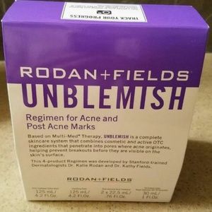 Unblemish regimen for acne & acne scarring
